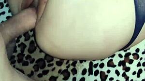 Skinny Milf Wife in Lingerie Stockings Teases Tits in Homemade Close-Up