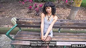 i beg busty colombian cleaning lady to fuck me hard for her visa