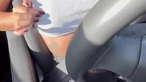 hey check out this girl going naked in traffic