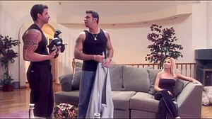 Allysin Chaynes fucked on couch big tits bouncing