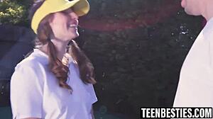 big tits besties 69 lick pussy then pov foursome cum in mouth