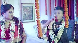 young indian couple fucks missionary doggystyle with dirty hindi dirty talk creampie and squirting orgasms