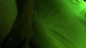 Chubby mature blows cock while fingering soaked pussy