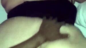 phat ass bbw bounces back hard on bbc in thong reverse cowgirl circle