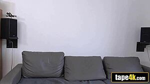 tanned bride surrenders pussy to debt man as husband fumes