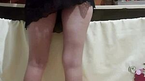 damn this work employee's hot brazilian ass has me flashing horny in kitchen