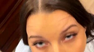 kloe love rides and sucks her best friend's stepdad cock pov