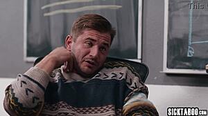 Two Busty Teachers with Big Asses Gangbanged Rough by Caught Colleague