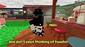 roblox ashley ditches boyfriend rides shy simp's fat cock hard