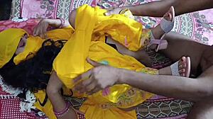 Desi bhabhi begs for dirty hindi talk while getting her pussy pounded on wedding night?