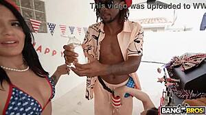 Feel the Heat as Mandy Muse and Anais Amore Ride Jay Bangher's Monster Cock on Fourth