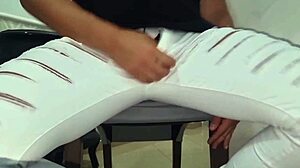 hot italian wife cheats on cuck hubby via video call, shows son's friend's huge cock and begs for cum while riding