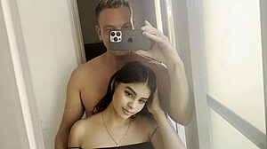 me and my curvy girlfriend shoot steamy homemade couple video