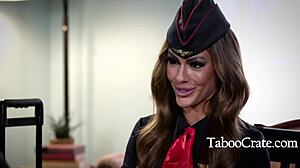 air hostess milf's petite tits make me ache inside