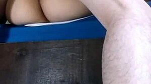 Fuck yes, stepdad destroys tight teen pussy after school with hard cock riding!