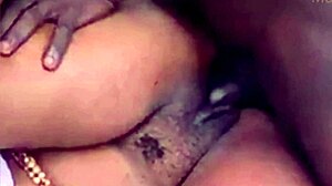 black beauty spreads wet pussy for deep licking and hard pounding