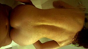 wanna join my morning shower quickie, hubby bends me over for doggystyle orgasm?