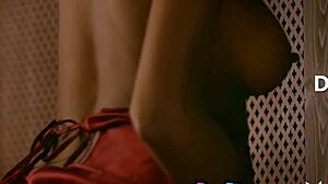 Petite Curly Black MILF Bruna Rocha Rips Clothes Exposes Hot Body Spreads Legs Shows Pussy