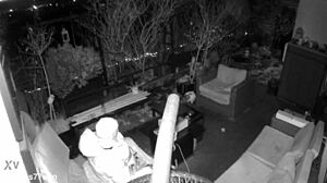 M4rkus77cgn's spy cam catches him stroking huge cock outdoors till he moans and explodes