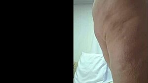 CURVY STEPMOM FLASHES FAT BELLY LEGS TITS IN LINGERIE FOR SECURITY CAM!