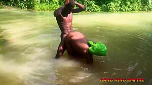 Wanna watch me deepthroat monster BBC then ride it cowgirl in the stream?!