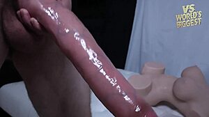 Insane Belly Bulge as Huge Cocks Deep Fuck Doll Breaking Slut's Ribs