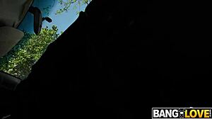 18 Year Old Size Queen Izzy Rae Rides Old Interracial Cock Deep