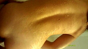 wanna join my morning shower quickie, hubby bends me over for doggystyle orgasm?