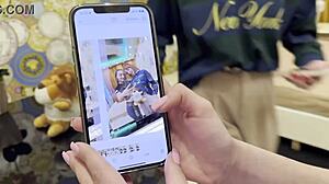 two college amateurs show up for photos but end up in hot casting with director