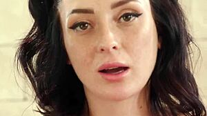 Sexy pigtailed teen masseuse sucks huge cock in nuru massage then fucks Brad Sterling