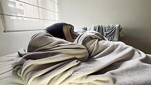 WOW MY BEST FRIEND AND I PUSSY GRIND PILLOW ALL NIGHT LONG!