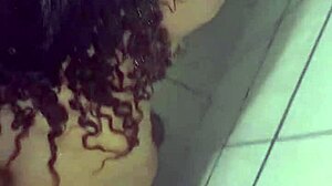 Chubby Ebony Stepmom with Big Tits Catches You Interrupting Her Read Rides Huge Cock