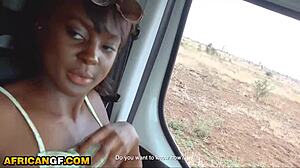 amateur ebony girlfriend takes rough doggystyle pounding in homemade interracial tape