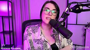 in the house of whispers, old femdom slaves surrender to latex domination fantasies