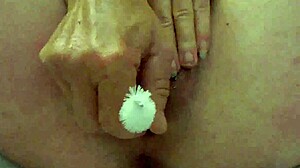 ever wonder how a mature cunt gets scrubbed clean with a bottle?