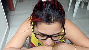 Damn, busty latina milf milflatina69 rips clothes for dirty hotel fuck with pikaa6!