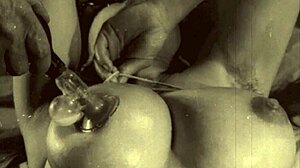 Vintage British shadows hide interracial pregnant hairy threesome swinging sixties style