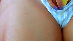 DESI BEAUTY'S PINK PUSSY OVERFLOWS CREAM IN WILD SELF-PLEASURE CLIMAX!