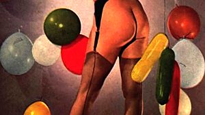 i love this vintage erotic christmas babe getting naughty