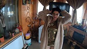 Cheating Wife Dances Seductively with Husband's Friend Clothes Ripped Off