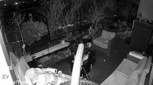 M4rkus77cgn's spy cam catches him stroking huge cock outdoors till he moans and explodes