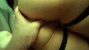 Goth tattooed bitch bound bent over takes monster cock doggystyle rough in homemade bdsm