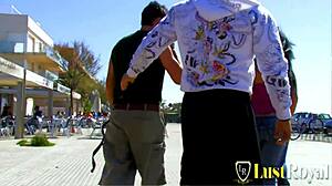 beach girls bent over taking group doggystyle cocks and cowgirl rides cumshots everywhere