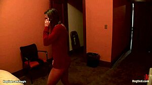 Wrestler Pounds Bound Milf's Ass in Rough Anal!