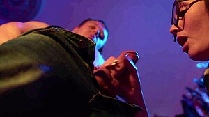 perverted boy pisses on slut's tits then ass to mouth fucks her rough!