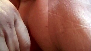 i get so excited shoving toys and cock deep in this old lady's hole