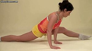 whoa... big saggy tits on polina barna this skinny hungarian gymnast teen maxed me out