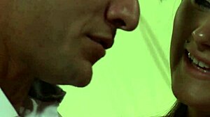 Ember James Brunette Hotty Fingers Anal and Rides Monster Cock in Fishnets Heels