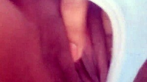 HOT LATINA TEEN SQUIRTS HARD FINGERING HER HUGE CLIT AND PUSSY LIPS!