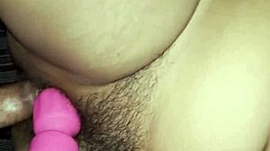 Indian Wife Screams For Dilo's Thick Dick!